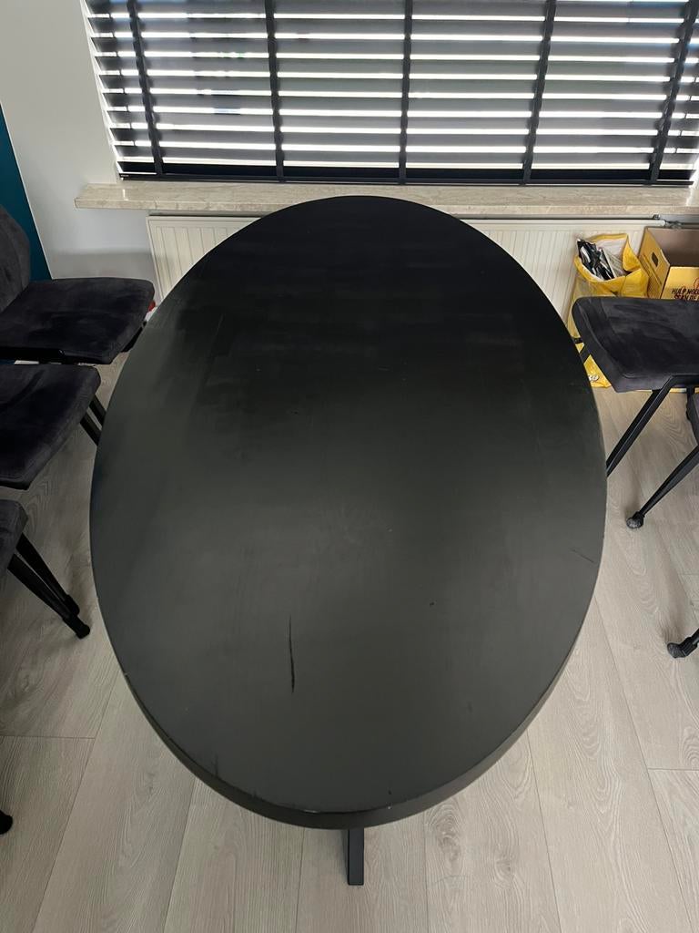 Eettafel + stoelen, Ophalen, Zo goed als nieuw