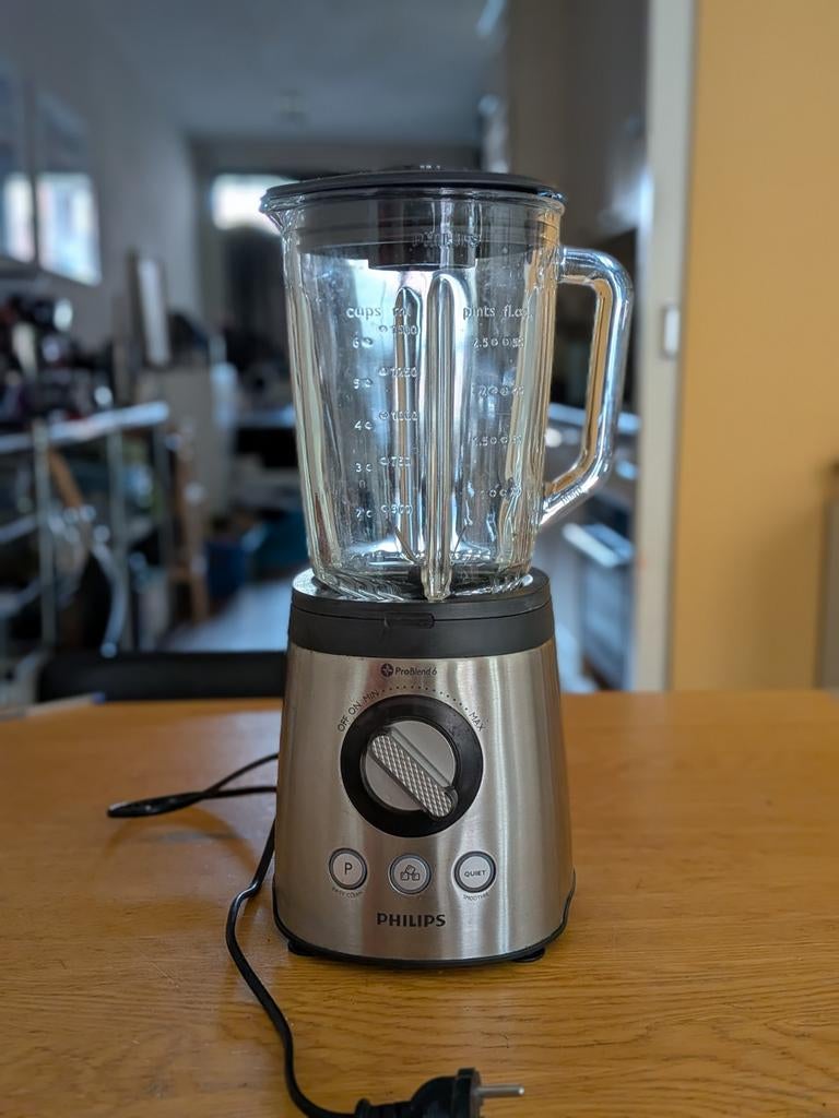 Blender Philips ProBlend 6, Ophalen, Zo goed als nieuw, 3 snelheden of meer