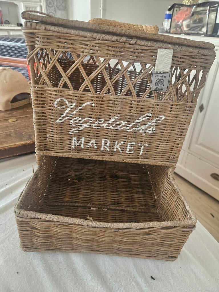 Riviera Maison Vegetable Market mand, Ophalen of Verzenden, Zo goed als nieuw