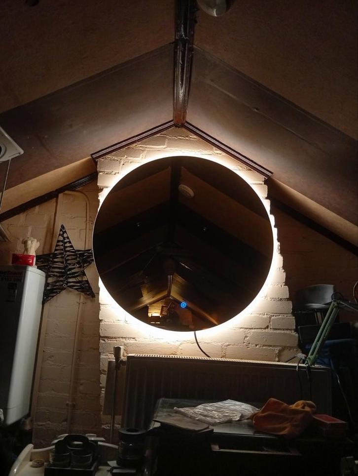 De Giro Led Badkamerspiegel 80x80, Huis en Inrichting, Badkamer | Badtextiel en Accessoires, Nieuw, Overige kleuren, Ophalen