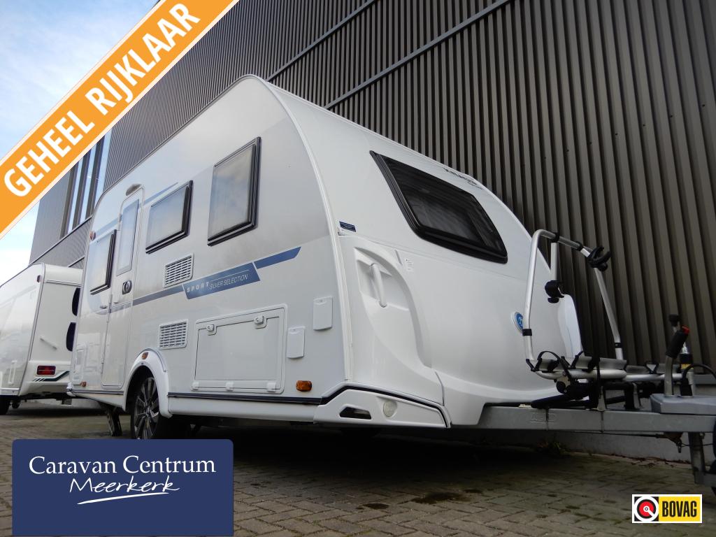 Knaus Sport Silver Selection 400 QD + Walker voortent, Caravans en Kamperen, Caravans, Bedrijf, Treinzit, Tot en met 3, Knaus