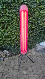 Oude staande TL met gekleurde tl lampen, Ophalen, Gebruikt, Minder dan 50 watt, Met statief
