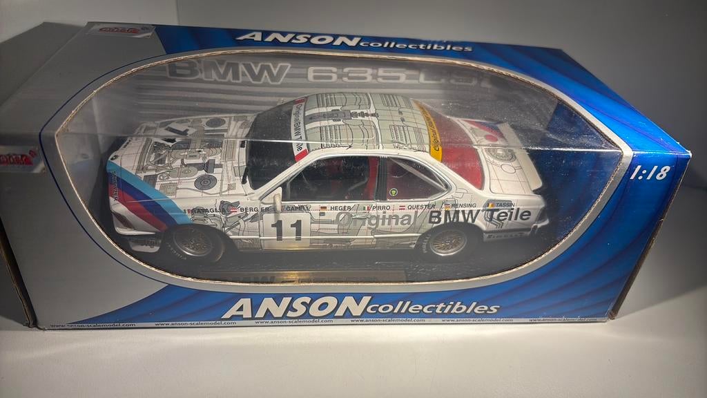 Bmw 635 csi anson 1.18, Overige merken, Ophalen of Verzenden, A, A