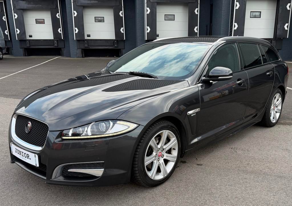 Jaguar XF Sportbrake 2.2D R-SPORT/AUTO/LEDER/CAMERA/STUURVER, Auto's, Jaguar, Automaat, Euro 5, Achterwielaandrijving, Gebruikt