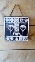 Unieke Töreboda keramieke wandtegel sterrenbeeld Tweelingen, Ophalen