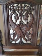 Antieke troon stoel phoenix houtsnijwerk caduceus symbool, Antiek en Kunst, Antiek | Meubels | Stoelen en Banken, Ophalen