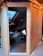 Complete Finse Sauna met Karibu Kachel - Zo goed als nieuw, Sport en Fitness, Sauna, Ophalen, Zo goed als nieuw, Fins of Traditioneel