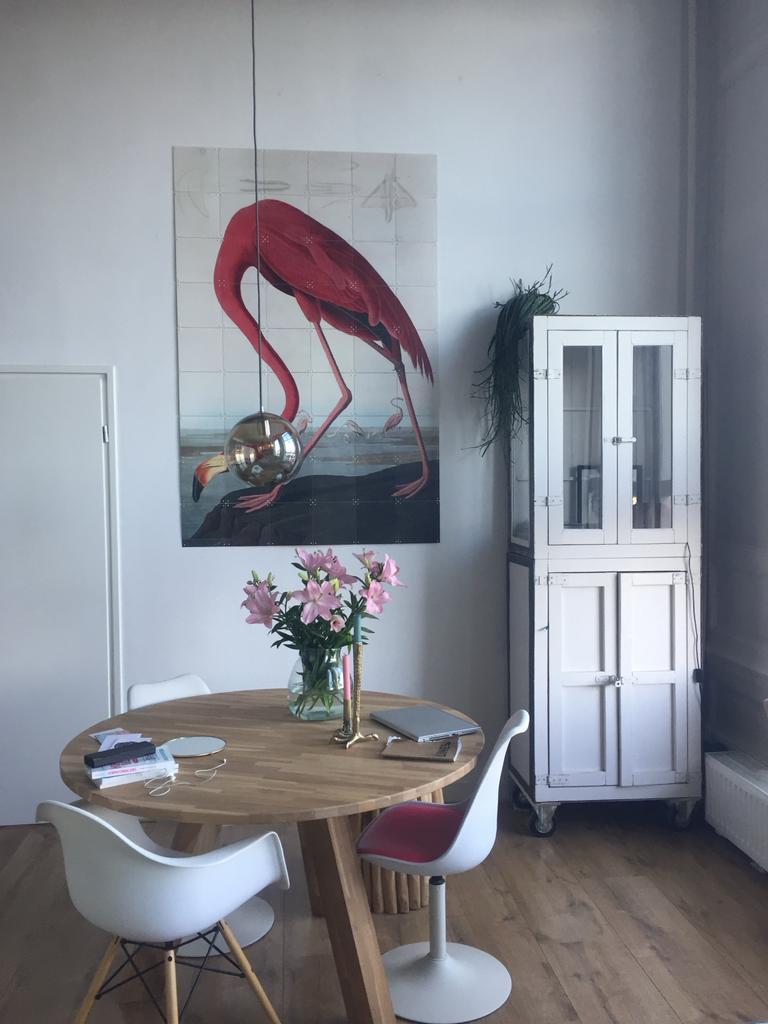 IXXI Wanddecoratie Flamingo - 120x180 cm, Rood, Ophalen of Verzenden, Zo goed als nieuw, Wandbord of Wandpaneel