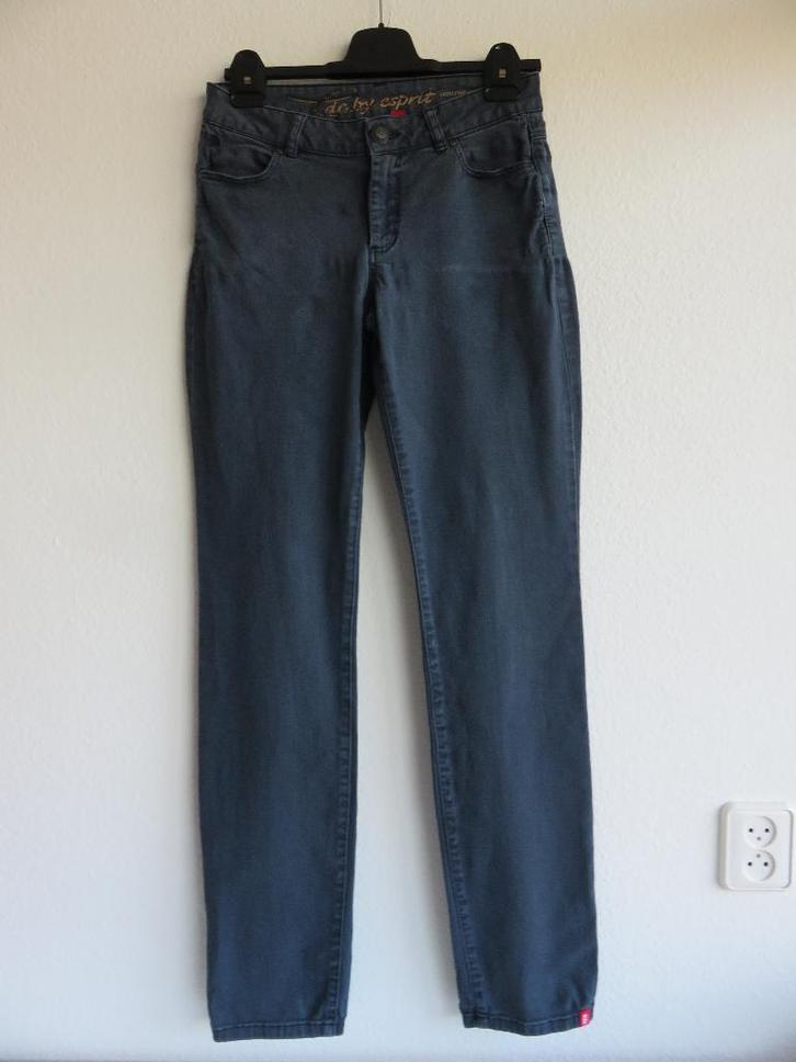 Donkerblauwe Esprit broek jeans maat 36 regular, Kleding | Dames, Broeken en Pantalons, Zo goed als nieuw, Maat 36 (S), Blauw