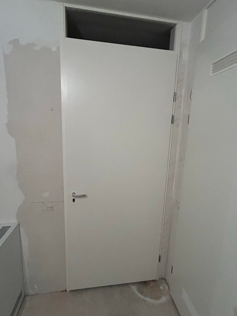 Nieuwe Opdekdeuren - evt met stalen kozijn, Doe-het-zelf en Verbouw, Deuren en Horren, Nieuw, Binnendeur, 215 cm of meer, 80 tot 100 cm