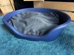 Kunststof hondenmand donkerblauw met kussen, Ophalen, Zo goed als nieuw, Overige