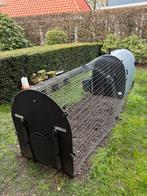 Kunststoffen kippenhok, Ophalen, Gebruikt