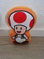Knuffel super mario bros toad plush kussen nintendo, Ophalen of Verzenden, Zo goed als nieuw, Overige typen