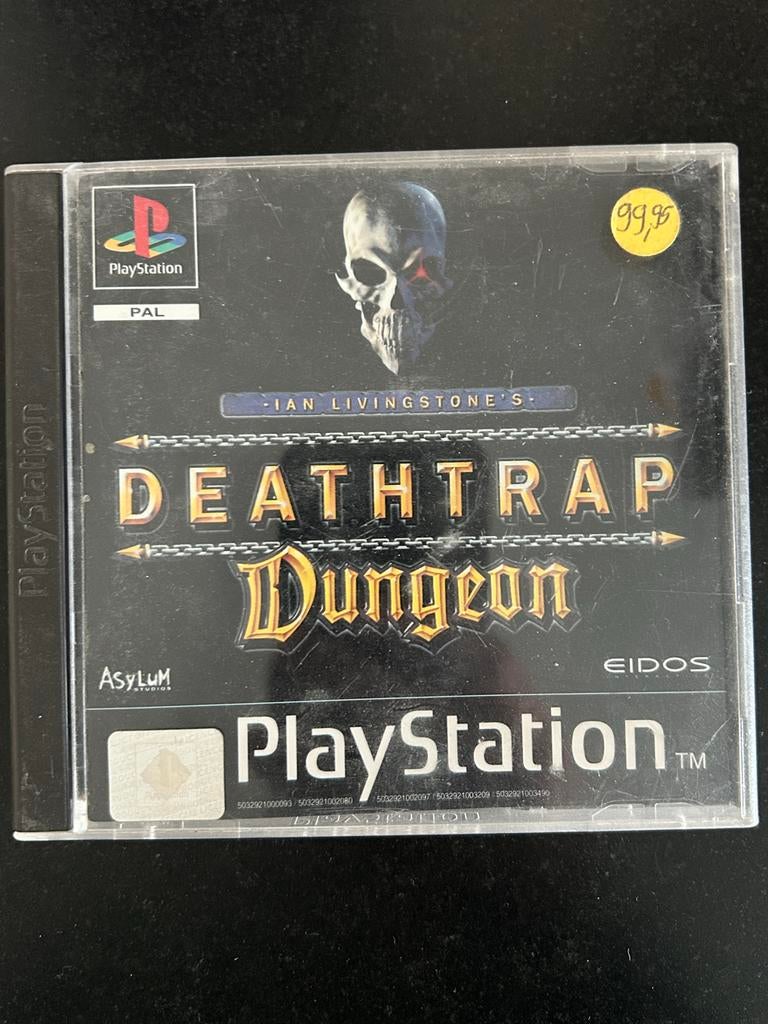 Deathtrap Dungeon - PlayStation 1 (PS1) Klassieker, Avontuur en Actie, Gebruikt, 1 speler, Ophalen of Verzenden