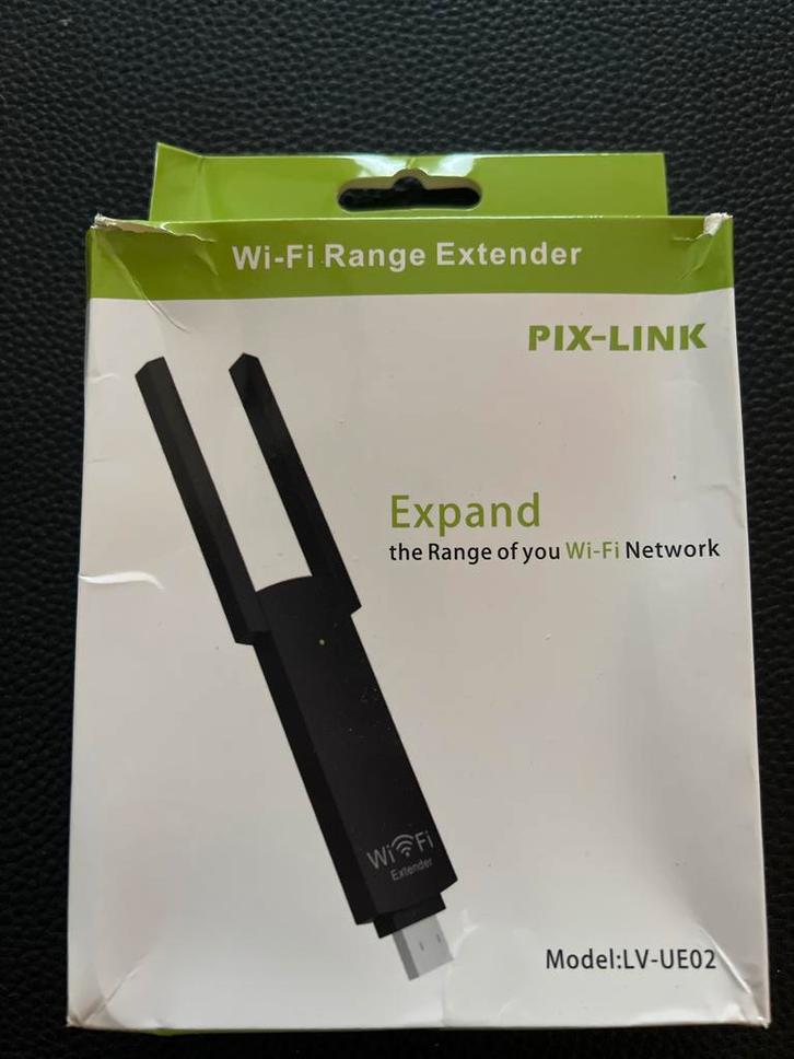 PIX-LINK Wi-Fi Range Extender - Model: LV-UE02, Computers en Software, WiFi-versterkers, Nieuw, Ophalen of Verzenden