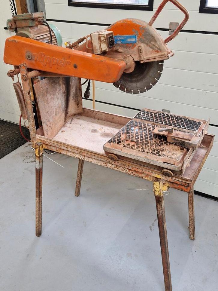 Steenzaagmachine Norton Clipper, Doe-het-zelf en Verbouw, Gereedschap | Zaagmachines, Gebruikt, Cirkelzaag, 1200 watt of meer