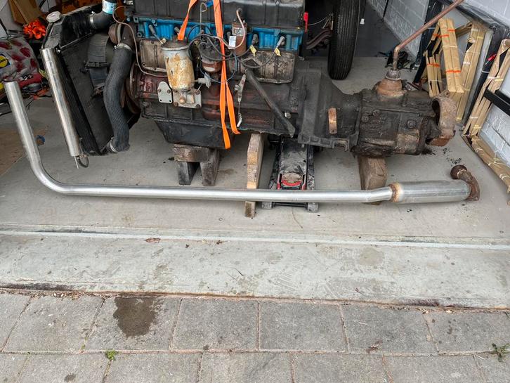 6 cilinder lijn International Harvester motorblok + handbak, Auto-onderdelen, Motor en Toebehoren, Overige automerken, Gebruikt