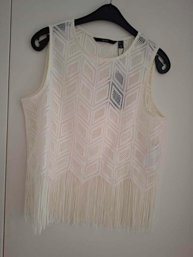 Vero Moda top met Franjes - Maat M *NIEUW*, Maat 38/40 (M), Vero Moda, Nieuw, Ophalen of Verzenden