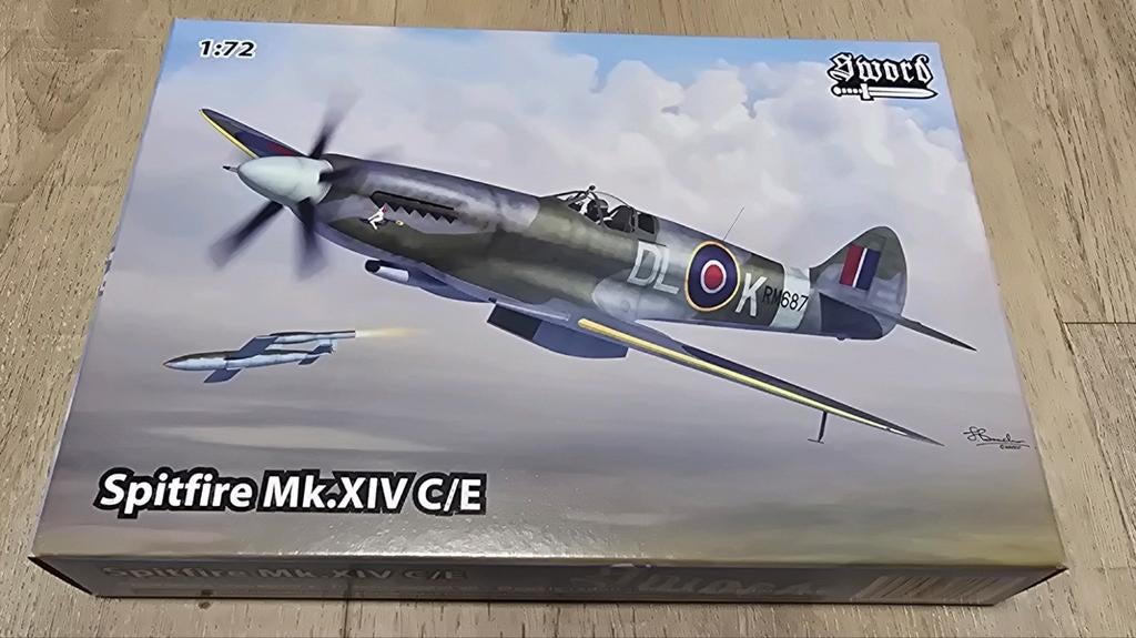 Sword 1/72 Spitfire Mk.XIV C/E (incl decals 322 sqn), Ophalen of Verzenden, Nieuw, 1:72 tot 1:144, Overige merken