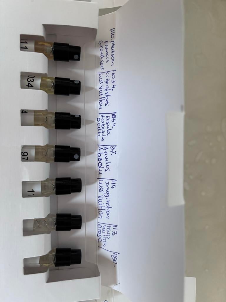 Parfum Samples Louis Vuitton, Roja, Kilian, Xerjoff, etc., Ophalen of Verzenden, Zo goed als nieuw