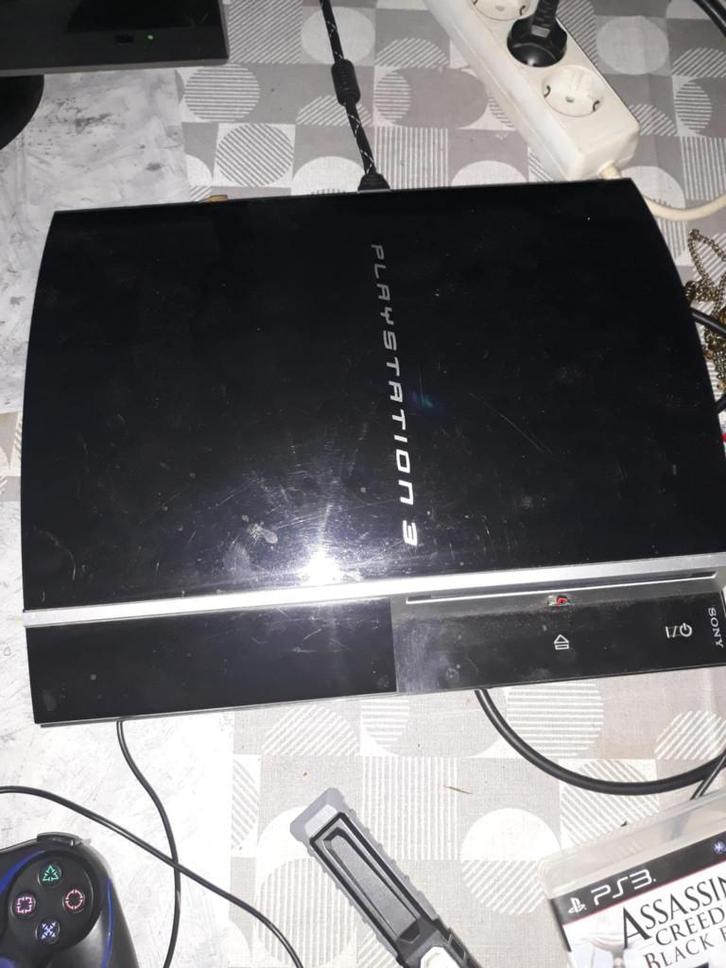 playstation 3 met spelletjes, Spelcomputers en Games, Spelcomputers | Sony PlayStation 3, Gebruikt, Slim, Met 1 controller, Met games