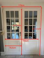 Dubbele binnendeuren met kozijn, Ophalen, Binnendeur, Zo goed als nieuw, Hout