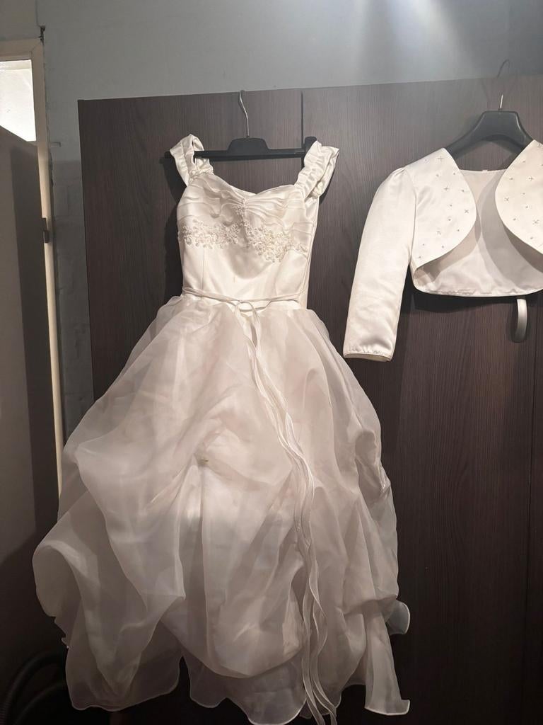 Communiejurk maat 10 staat erin, Kinderen en Baby's, Kinderkleding | Maat 140, Ophalen of Verzenden, Zo goed als nieuw, Meisje