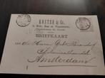 Briefkaart  KOSTER & CO in Boter, Kaas en Vleeschwaren 1893, Ophalen of Verzenden, Briefkaart