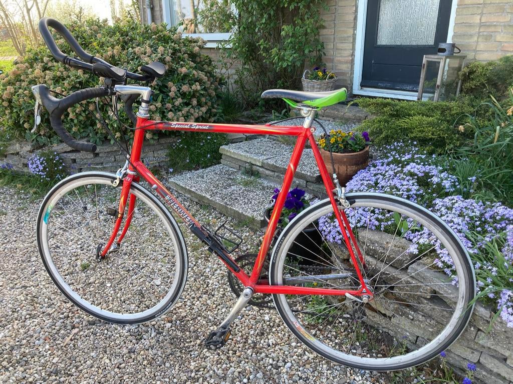 Van Herwerden racefiets, Fietsen en Brommers, Fietsen | Racefietsen, Overige merken, 28 inch, Gebruikt, Heren