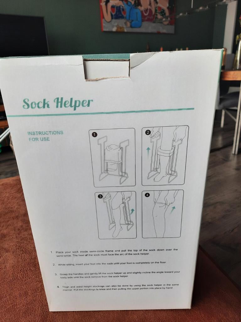 Aantrekhulp steunkousen, Ophalen of Verzenden, Zo goed als nieuw