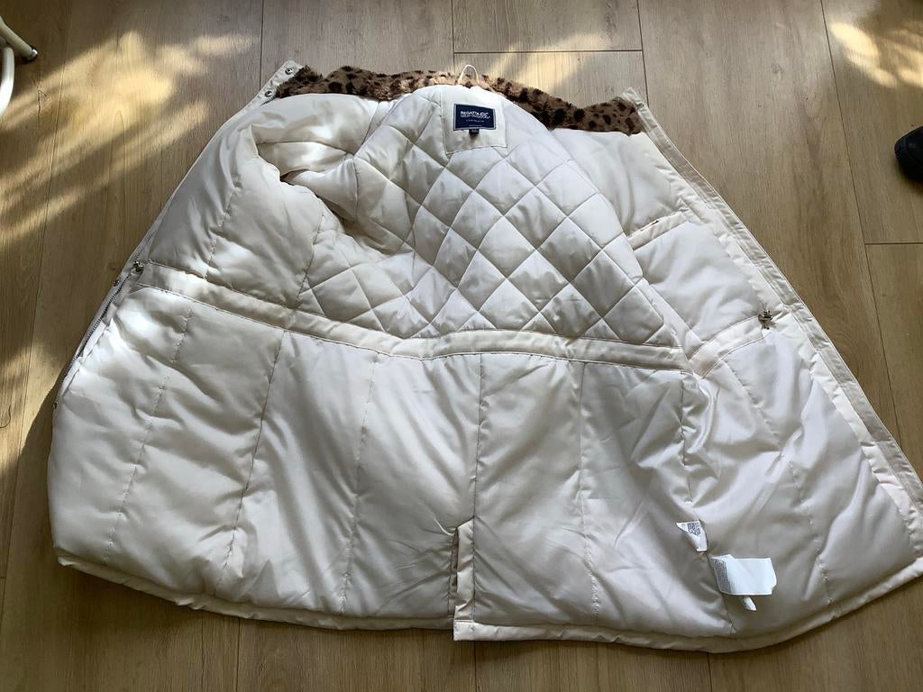 Regatta winterjas crème wit, Ophalen of Verzenden, Gedragen, Maat 46/48 (XL) of groter, Wit