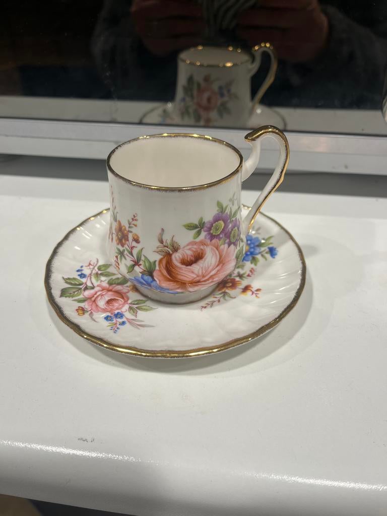 Royal Priory Dale Princess Espresso Kop en Schotel, Ophalen