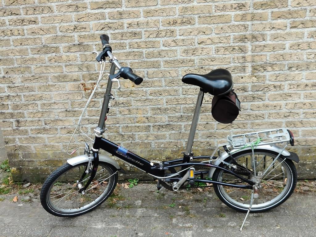 Mooie Gazelle vouwfiets. Met 3 versnellingen., Fietsen en Brommers, Ophalen, Versnellingen, Zo goed als nieuw, Totaal opvouwbaar