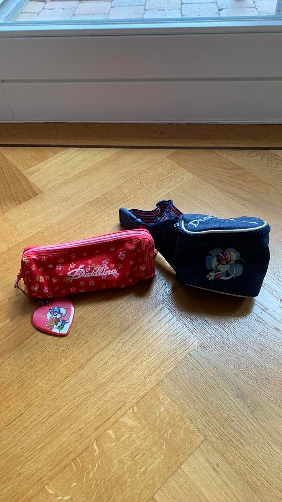 Diddl heuptas en etui, Verzamelen, Diddl, Ophalen of Verzenden, Zo goed als nieuw, Tas, Koffer of Zak