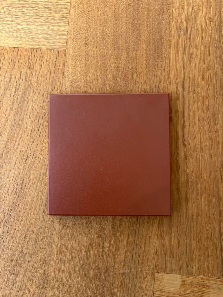 29 rode ‘Rouge’ Winckelmans tegels en 8 ‘Ontario’ 10x10cm, Ophalen, Gebruikt, Keramiek, Minder dan 20 cm