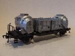 FLEISCHMANN 5230 DB containerwagen, 2 ass, met 4 containers, Wagon, Ophalen of Verzenden, Zo goed als nieuw, Fleischmann