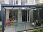 Serre-uitbouw 2,5x4 m – alu + kanaalpl, gelaagd glas + vloer, Tuin en Terras, Overkappingen, Ophalen, Zo goed als nieuw, Serre