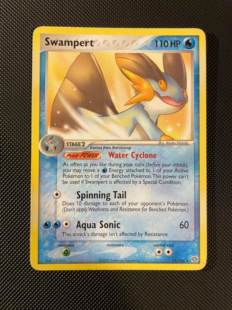 Swampert 11/106 Rare Ex Emerald, Verzenden, Zo goed als nieuw