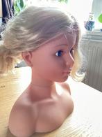 Kappershoofd oefenpop met blond haar, Ophalen of Verzenden, Gebruikt, Overige typen