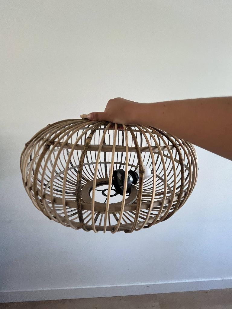 Plafond lamp, Huis en Inrichting, Lampen | Plafondlampen, Ophalen, Gebruikt, Hout