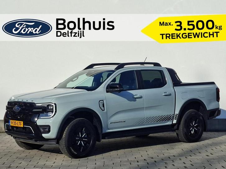 Ford Ranger Stormtrak Double Cab 2.3 279 pk PHEV | Trekhaak, Auto's, Ford, Bedrijf, Te koop, Ranger, 360° camera, ABS, Achteruitrijcamera