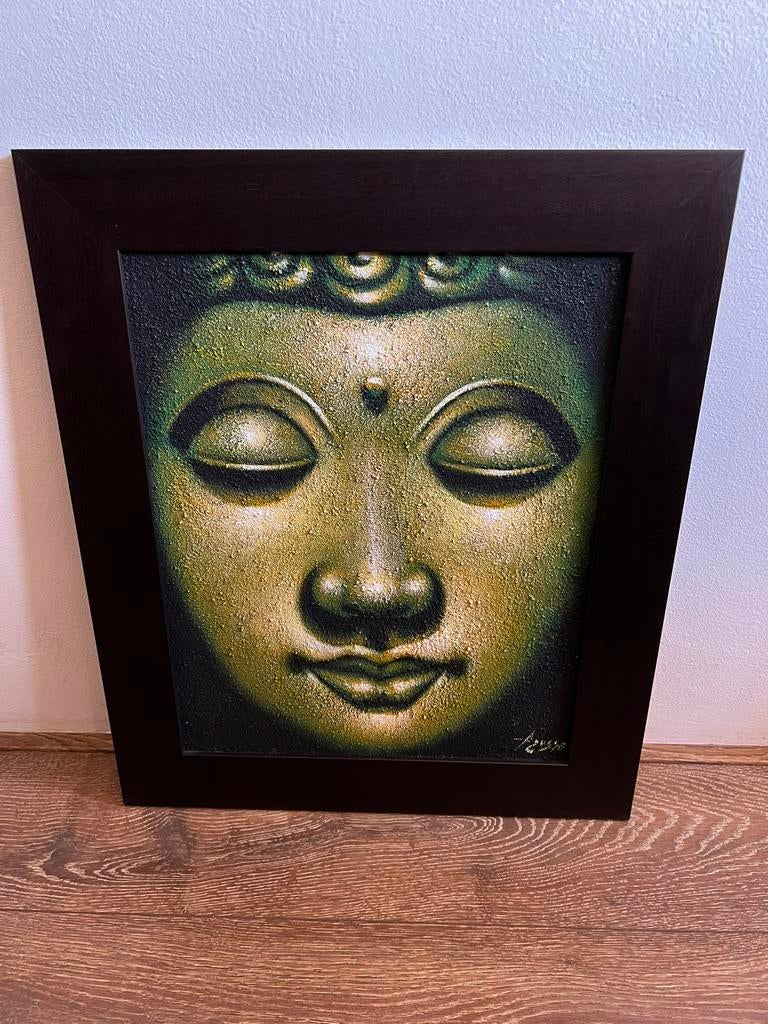 Schilderij Boeddha uit Ubud in Bali, Ophalen