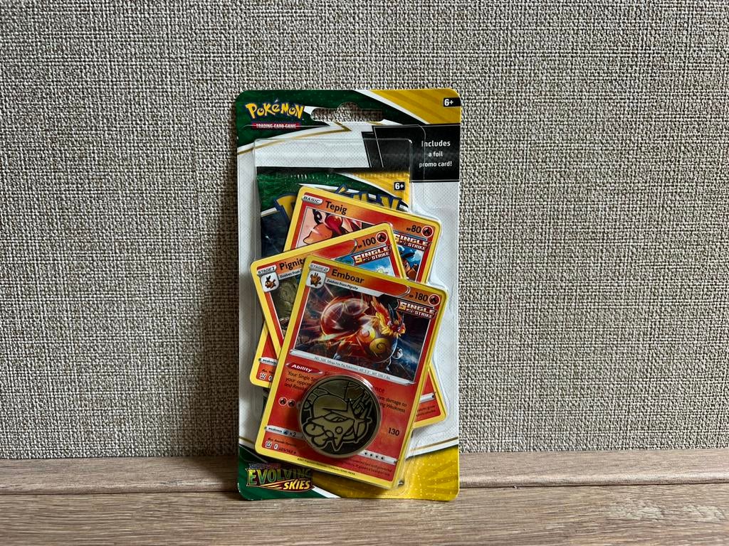 Pokemon Evolving Skies Checklane blister emboar sealed, Ophalen of Verzenden, Nieuw