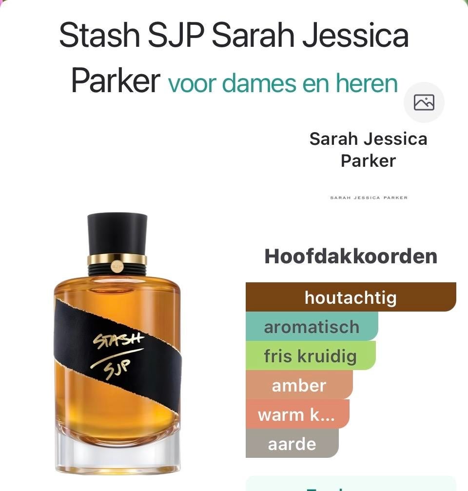 Stash SJP Sarah Jessica Parker parfum, Ophalen of Verzenden, Nieuw