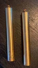 Vintage gouden klokgewichten - 2 stuks, 22 cm, Ophalen of Verzenden