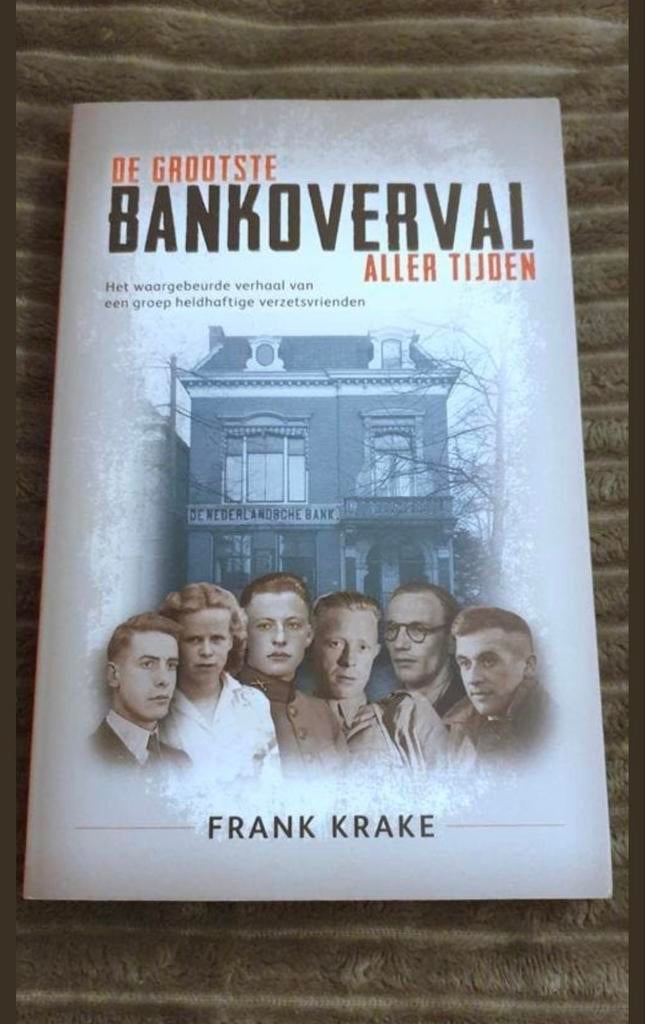 Frank Krake - De grootste bankoverval aller tijden, Boeken, Oorlog en Militair, Tweede Wereldoorlog, Ophalen of Verzenden, Zo goed als nieuw