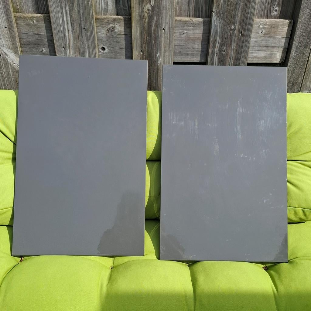 2x Bestå Ikea front kastje hoogglans donkergrijs 60x38cm, Ophalen, Gebruikt, 50 tot 100 cm, Minder dan 25 cm