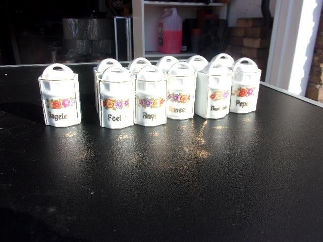 kruiden potjes vintage klein, Antiek en Kunst, Ophalen of Verzenden