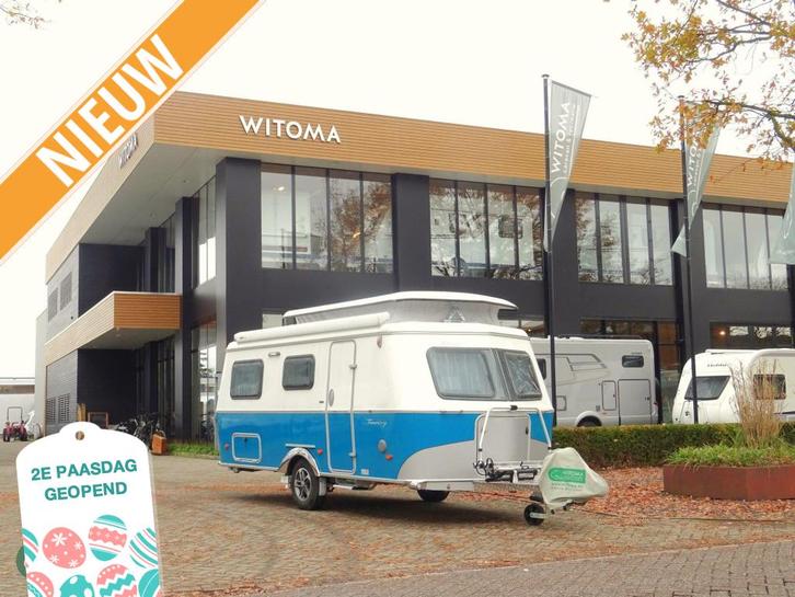 Eriba Touring 642 Op show lengtebedden, Caravans en Kamperen, Caravans, Bedrijf, tot en met 3, 1000 - 1250 kg, Standaardzit, Eriba
