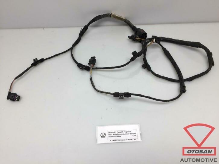 vw golf 7 facelift pdc kabelboom achter variant 5g9971104aa